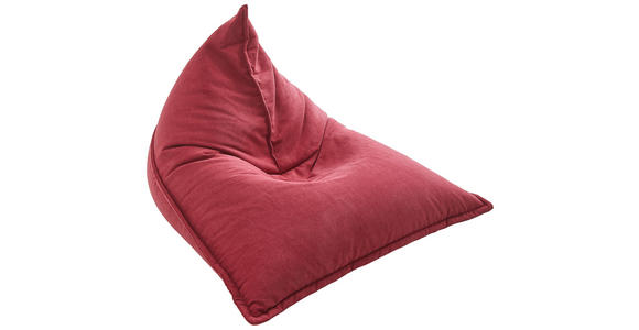 SITZSACK Webstoff Rot - Rot, KONVENTIONELL, Textil (98/80/125cm) - Xora