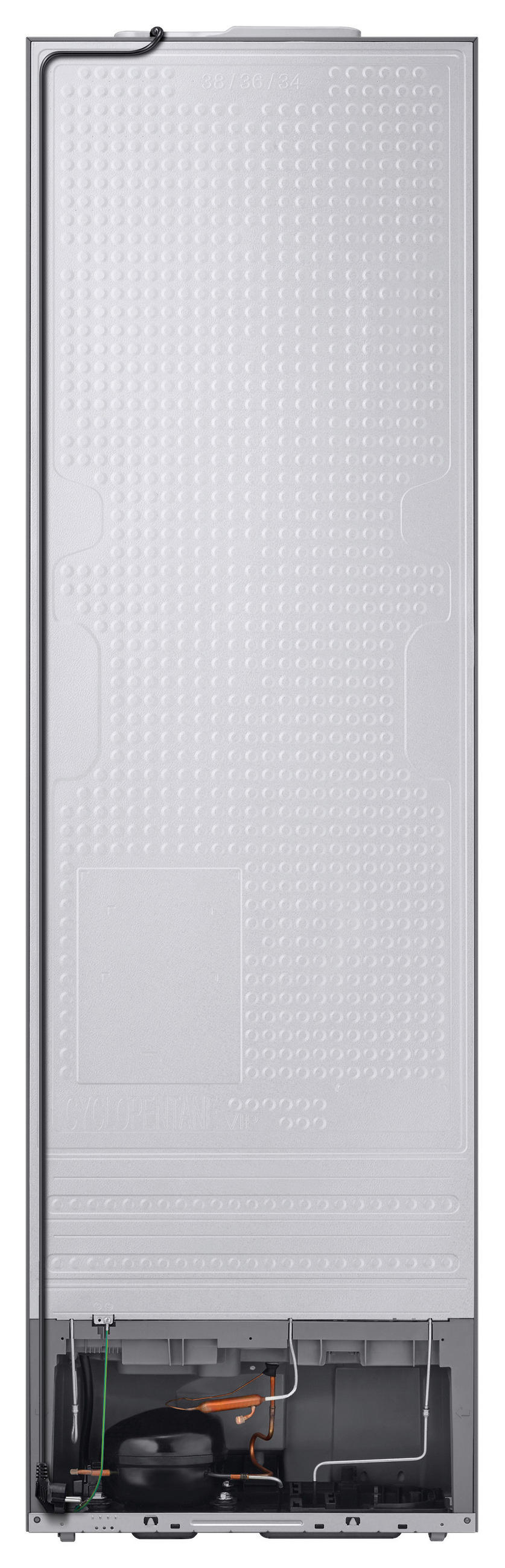 KÜHL-GEFRIER-KOMBINATION 59,5/203,0/65,8 cm  - Schwarz, Basics, Glas/Kunststoff (59,5/203,0/65,8cm) - Samsung