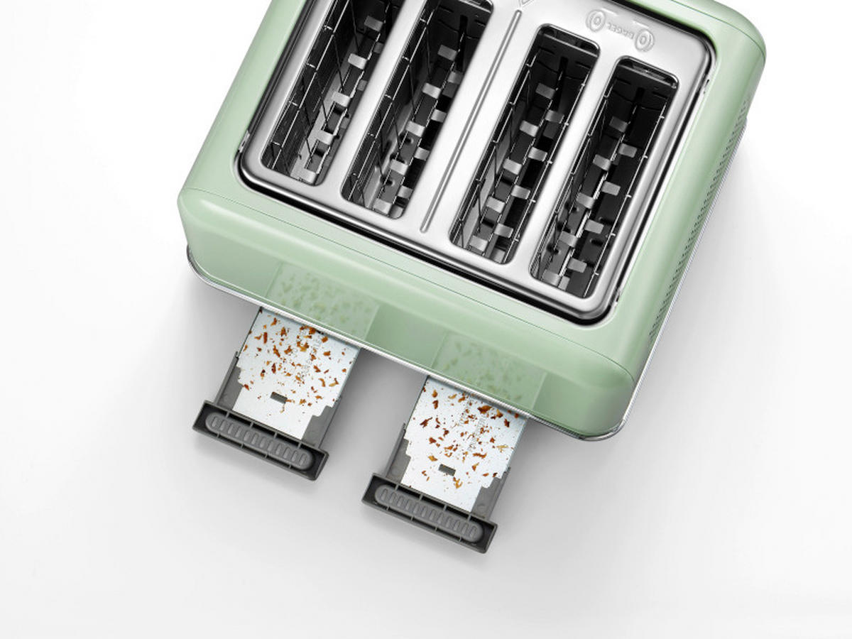 KENYÉRPIRÍTÓ - pasztellzöld, Basics, fém (29/22/32cm) - BUYDEEM