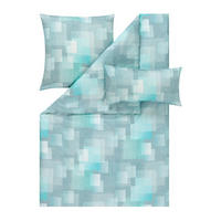 BETTWÄSCHE Atelier Makosatin 135/200 cm  - Mintgrün, Design, Textil (135/200cm) - Estella
