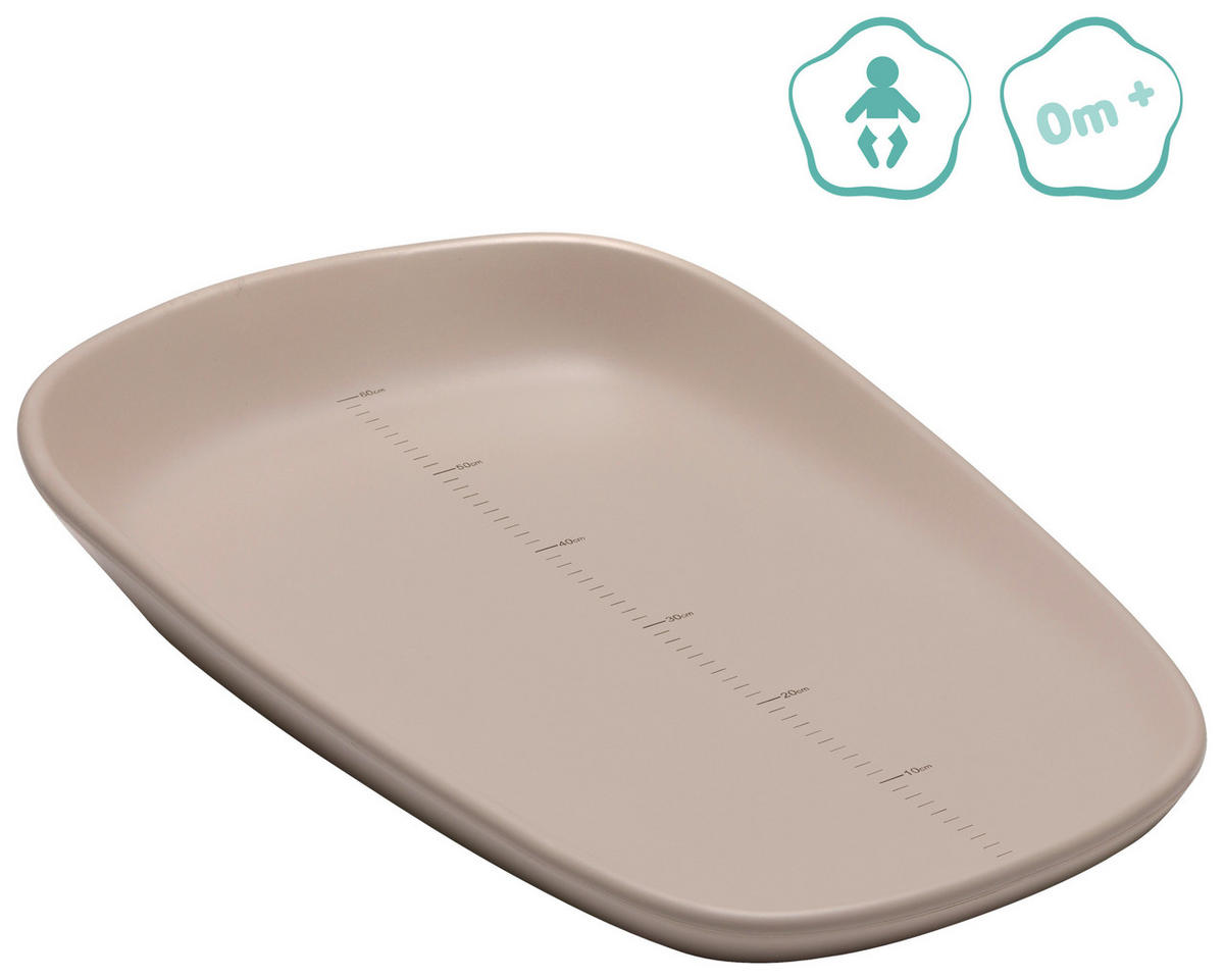 PODLOGA ZA PREVIJANJE   - taupe, Basics, plastika (45/72cm) - Jimmylee