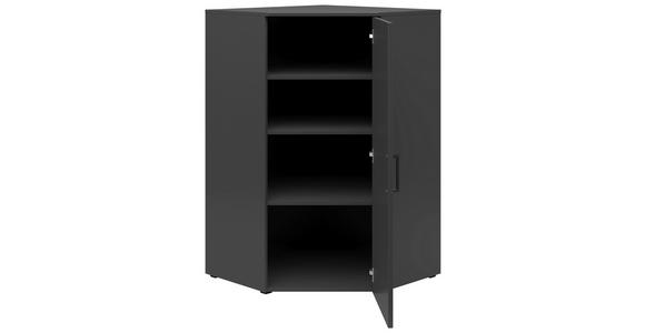 ECKKOMMODE in 101/115/79 cm - Anthrazit/Schwarz, MODERN, Holzwerkstoff/Kunststoff (101/115/79cm) - Carryhome