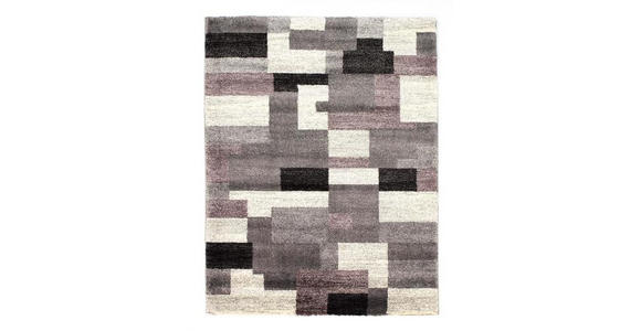 WEBTEPPICH 140/200 cm  - Flieder/Grau, KONVENTIONELL, Textil (140/200cm) - Novel