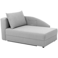 RÉCAMIERE Tobi in Flachgewebe Hellgrau  - Hellgrau, Design, Kunststoff/Textil (154/86/93cm) - Max Winzer