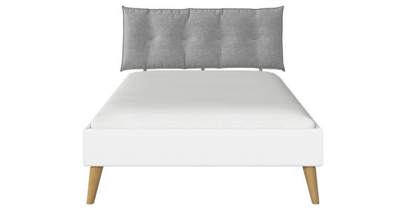 BETT 140/200 cm  in Weiß  - Wildeiche/Weiß, Design, Holz/Holzwerkstoff (140/200cm) - Carryhome