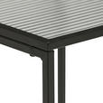 BEISTELLTISCH 30/30/70 cm Schwarz rechteckig  - Schwarz, Basics, Glas/Metall (30/30/70cm) - Xora