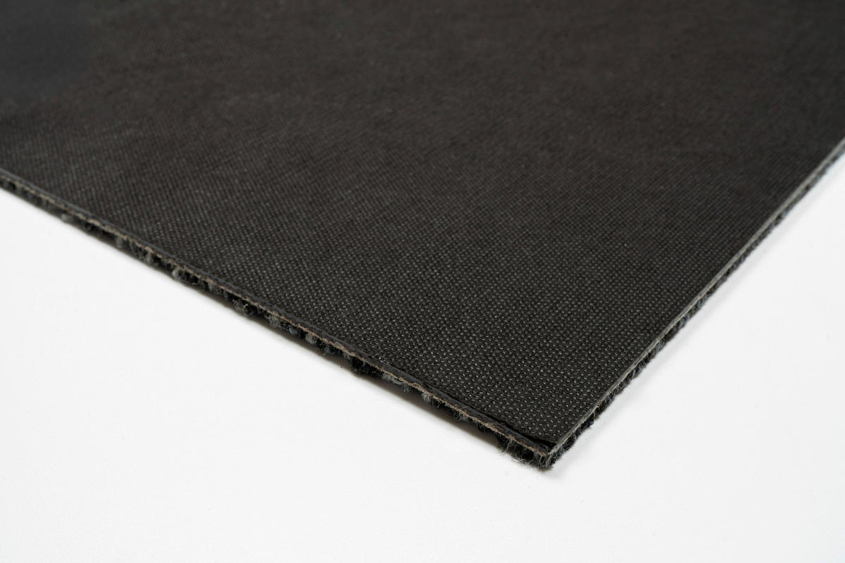 TEPPICHFLIESE 50/50 cm  in Grau, Orange  - Orange/Grau, Basics, Textil (50/50cm)