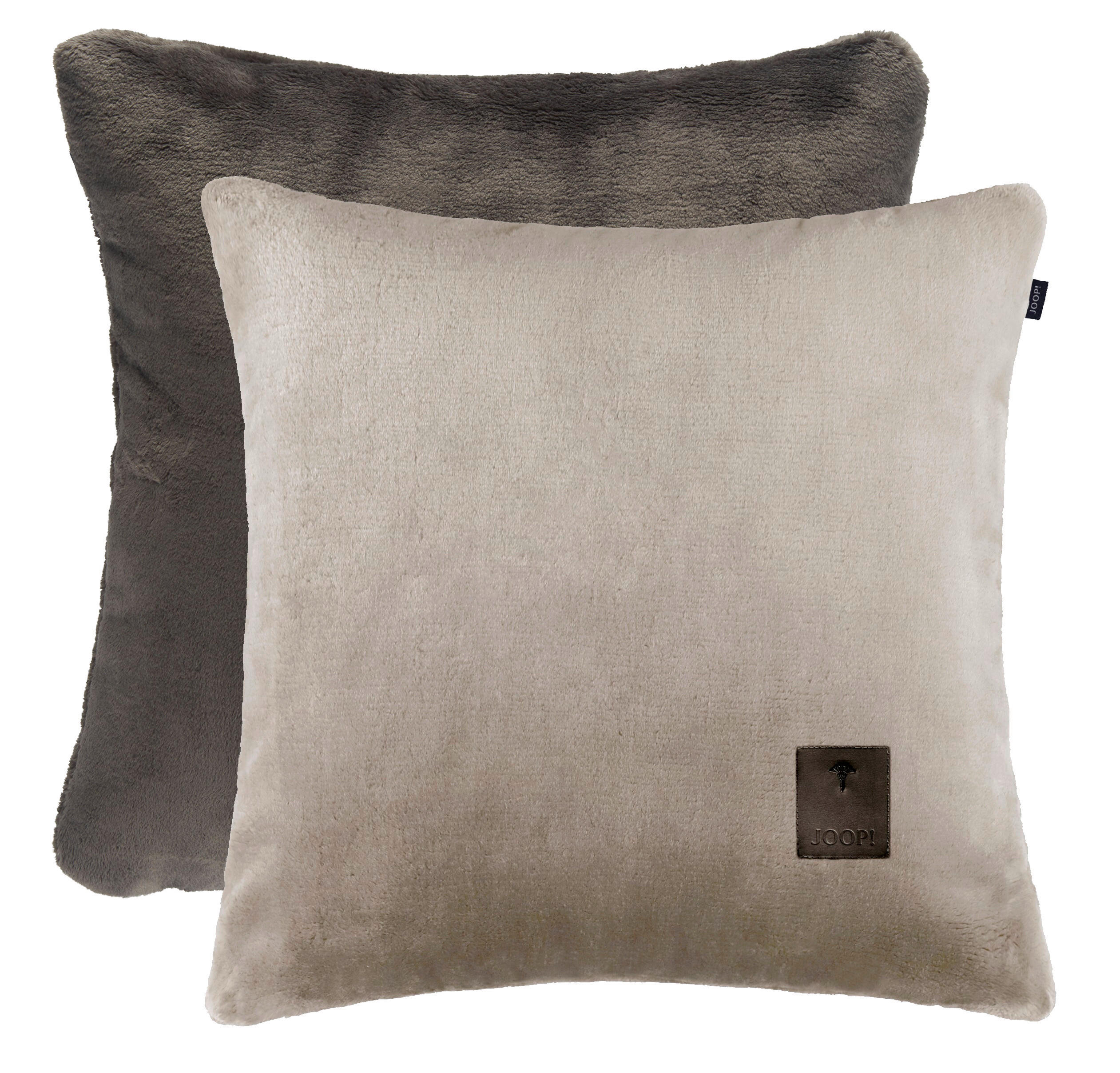 POŤAH NA VANKÚŠ  50/50 cm - sivohnedá/sivá, Basics, textil (50/50cm) - Joop!