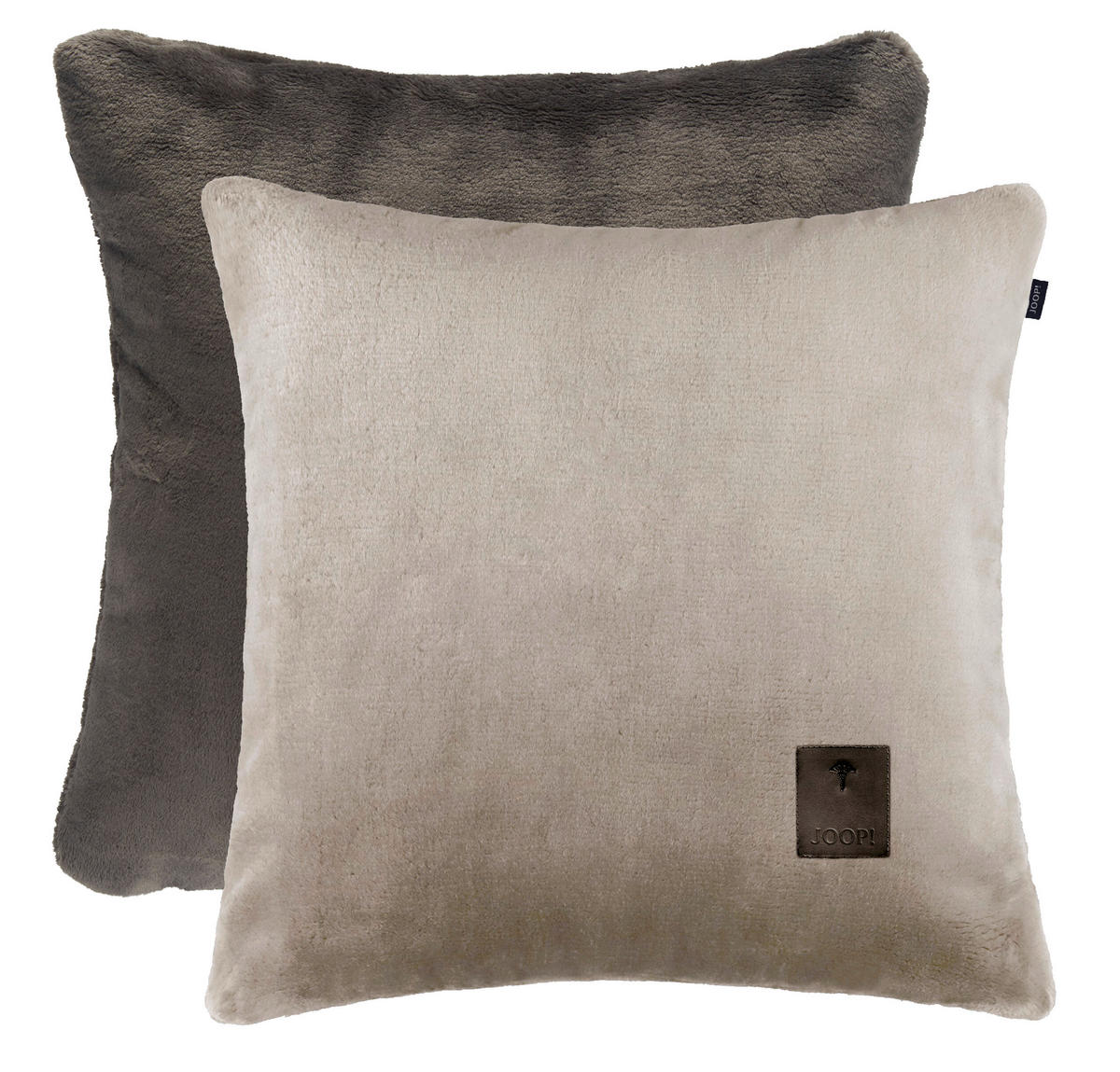 DÍSZPÁRNAHUZAT 50/50 cm  - szürkésbarna/szürke, Basics, textil (50/50cm) - Joop!