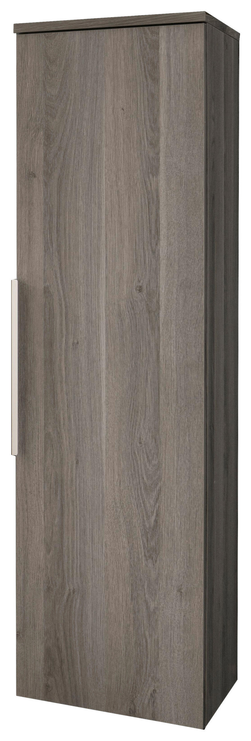 MIDISCHRANK 30/113,6/32,5 cm  - Alufarben/Grau, KONVENTIONELL, Glas/Holzwerkstoff (30/113,6/32,5cm) - Novel