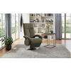 RELAXSESSEL Textil Khaki  - Chromfarben/Khaki, Konventionell, Textil/Metall (74/112/82cm) - Sit & More