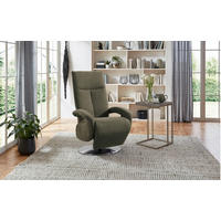 RELAXSESSEL TYCOON V Flachgewebe    - Chromfarben/Khaki, KONVENTIONELL, Textil/Metall (74/112/82cm) - Sit & More