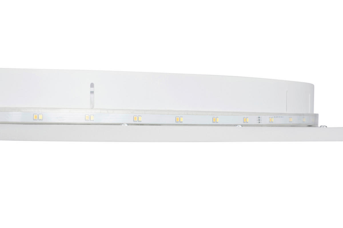 LED-DECKENLEUCHTE Meissa 100/5,2 cm  - Weiß, Basics, Kunststoff/Metall (100/5,2cm) - Novel