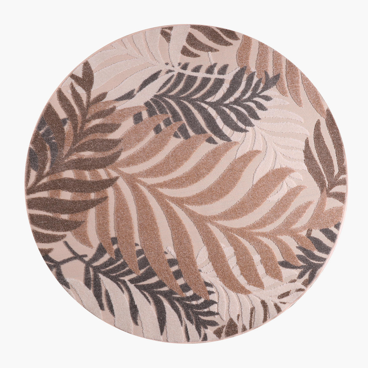 TEPIH ZA UNUTAR./VANJ. UPORAB  200 cm  bež  Floral  - bež, Lifestyle, tekstil/plastika (200cm)