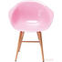 ARMLEHNSTUHL Buche massiv Rosa - Buchefarben/Rosa, Design, Holz/Kunststoff (61/79/53cm) - Kare-Design