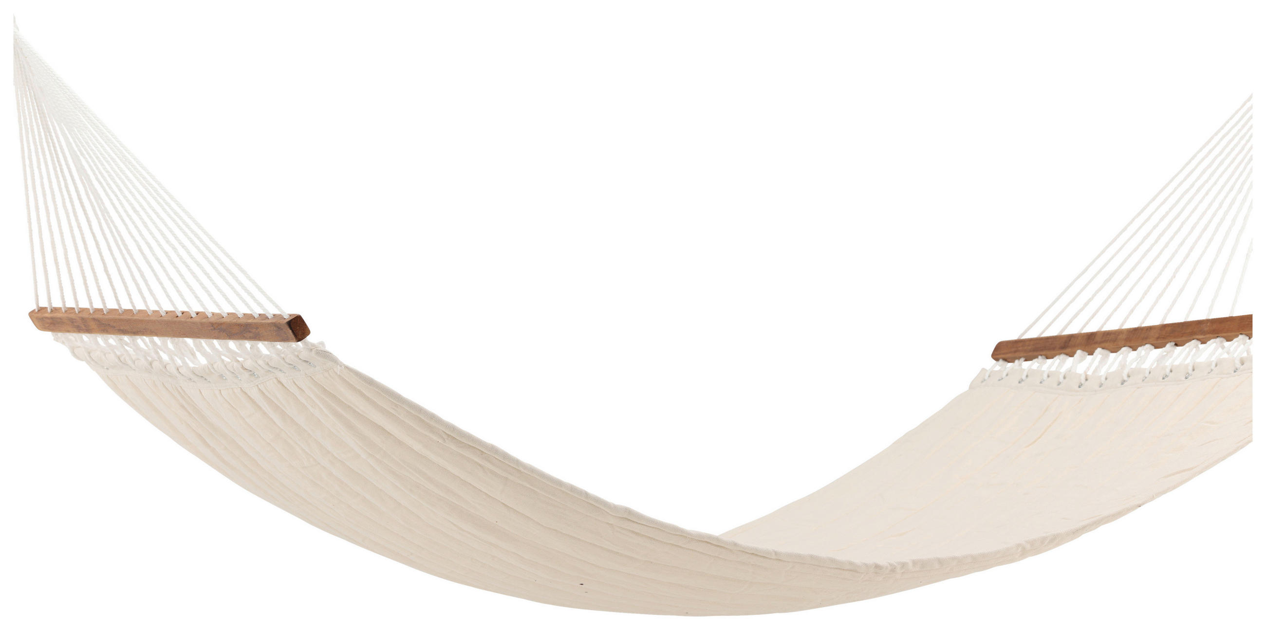 HÄNGEMATTE 140/1/200 cm  - Weiß, KONVENTIONELL, Kunststoff (140/1/200cm) - Gardenson