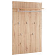 GARDEROBENPANEEL  in 84/135/27 cm  - Eiche Artisan, Basics, Holzwerkstoff (84/135/27cm) - Xora