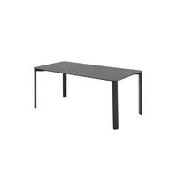 ESSTISCH in Keramik  - Schwarz, MODERN, Keramik/Metall (180/76/90cm) - MID.YOU