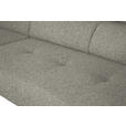 ECKSOFA in Struktur Greige 205/280 cm - Greige/Schwarz, Design, Textil/Metall (205/280cm) - Xora