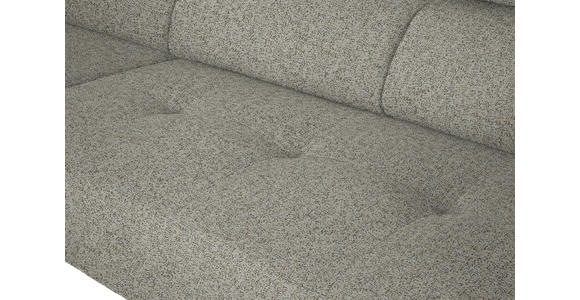 ECKSOFA in Struktur Greige 205/280 cm - Greige/Schwarz, Design, Textil/Metall (205/280cm) - Xora