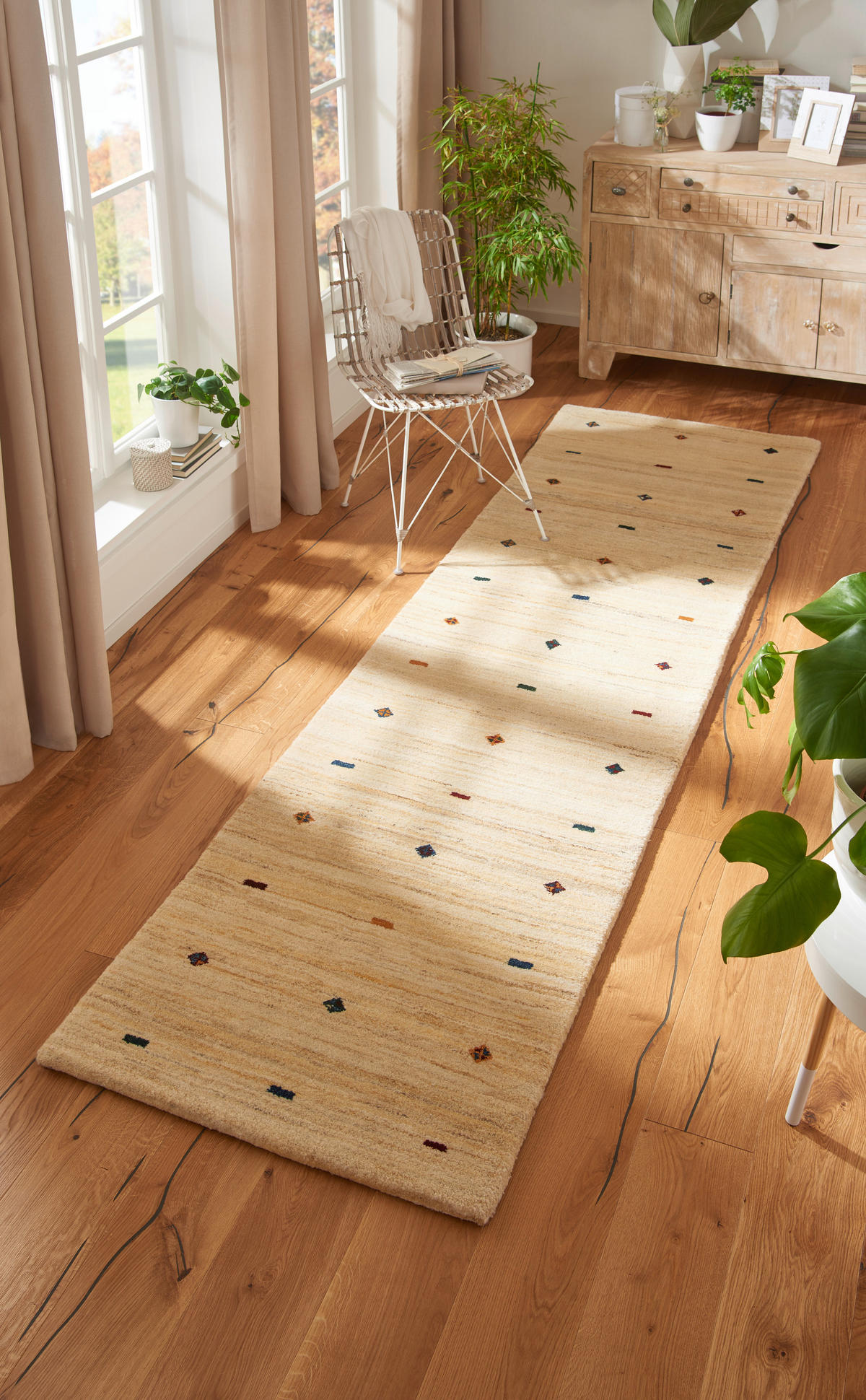 ORIENTÁLNÍ KOBEREC, 80/250 cm krémová - krémová, Lifestyle, textil (80/250cm) - Cazaris