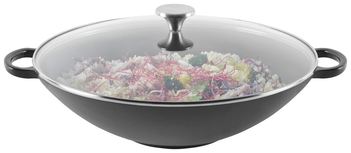 VOK  36 cm     - providno/crna, Konvencionalno, staklo/metal (36cm) - Homeware Profession.