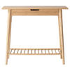 KONSOLENTISCH in Holz 90/35/80 cm    - Naturfarben/Nickelfarben, ROMANTIK / LANDHAUS, Holz (90/35/80cm) - MID.YOU