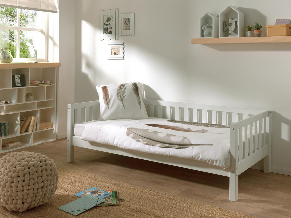 KINDER-/JUNIORBETT - Weiß, MODERN, Holz/Holzwerkstoff (90/200cm) - MID.YOU