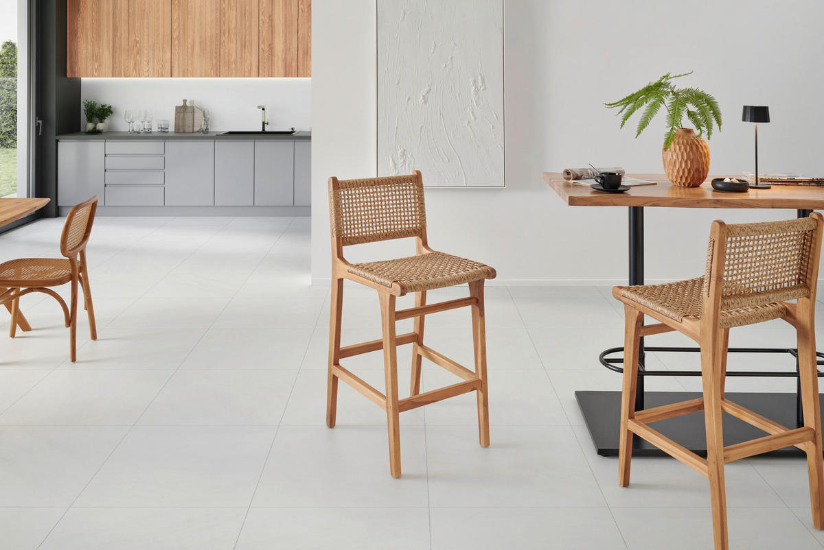 BARHOCKER in Naturfarben  - Naturfarben, MODERN, Holz/Kunststoff (45/108/55cm) - Livetastic