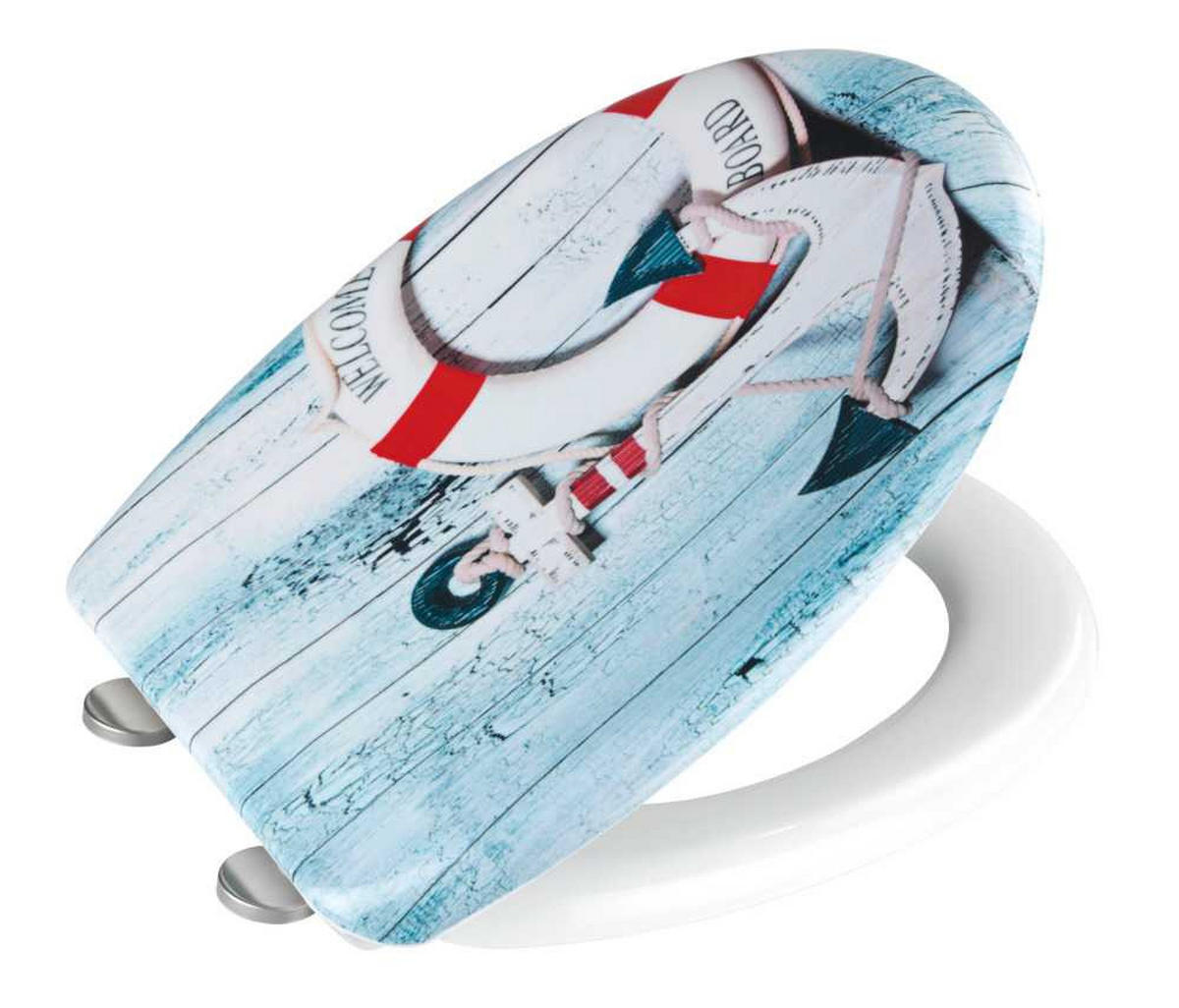 WC ÜLŐKE - bézs, Basics, műanyag (37,5/41,5cm) - Wenko