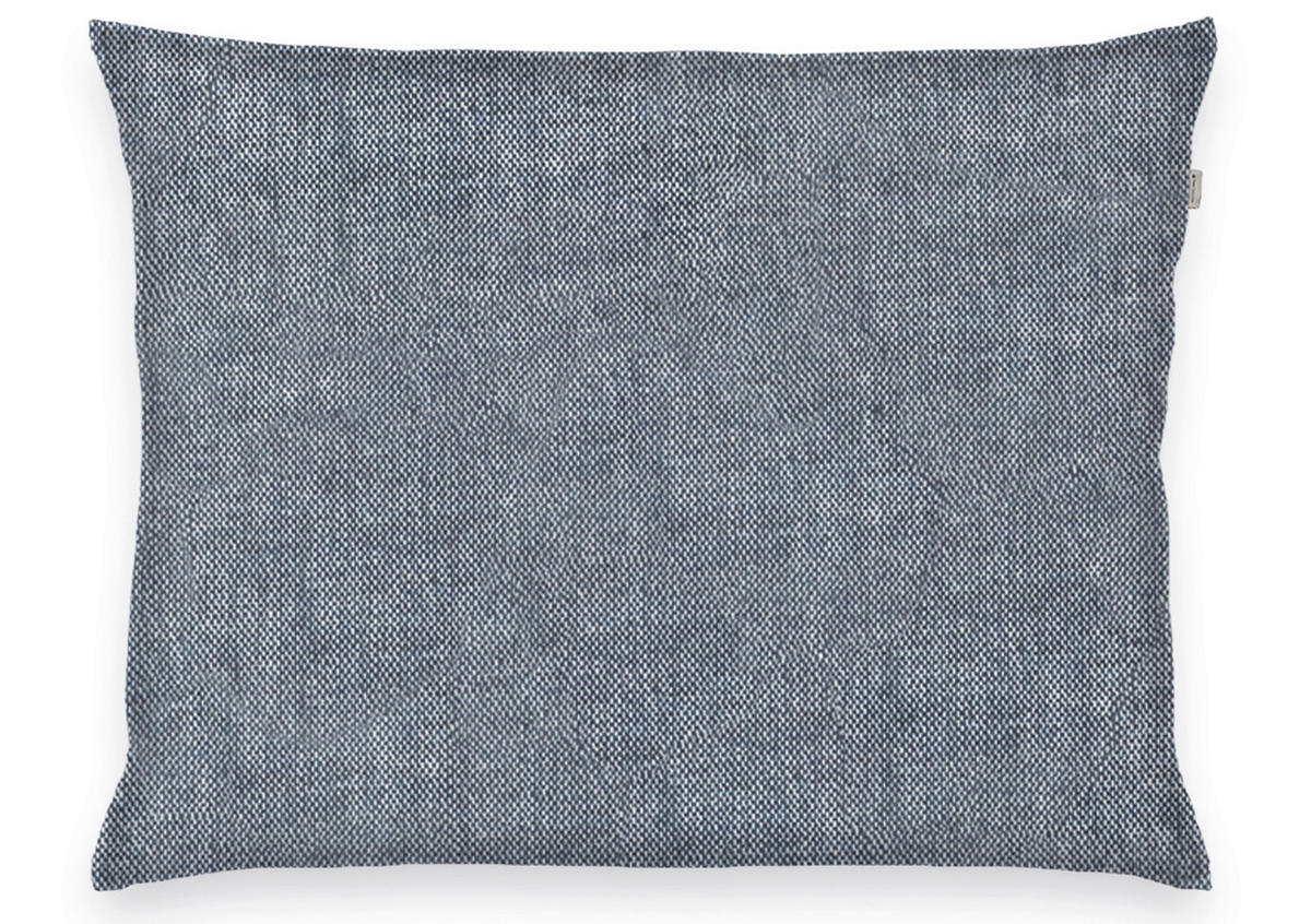 BETTWÄSCHE Tom Tailor Melange Bettwäsche mit Stehsaum Renforcé 140/200 cm  - Blau, Basics, Textil (140/200cm) - Herding