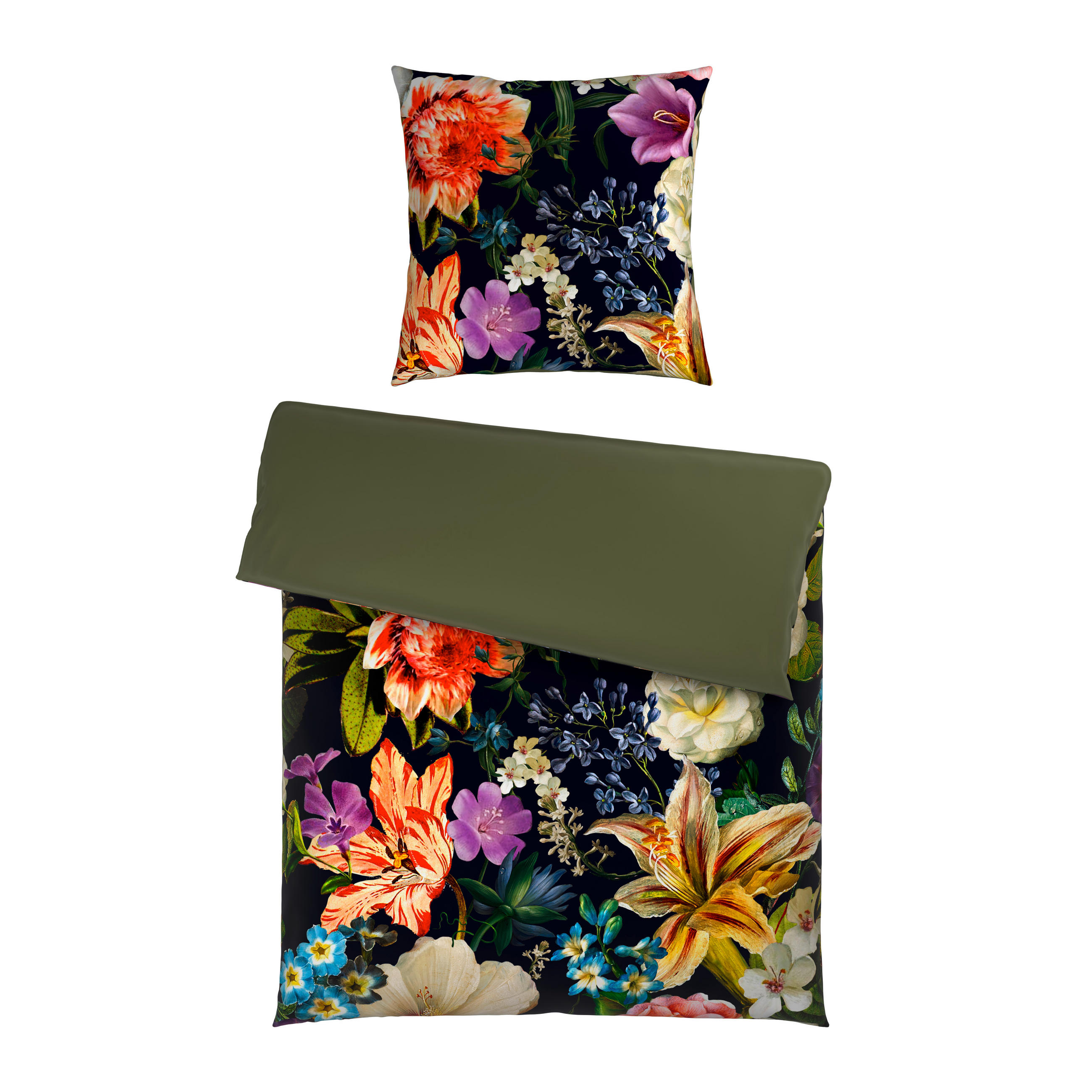 WENDEBETTWÄSCHE Satin 135/200 cm  - Multicolor, Textil (135/200cm) - Novel