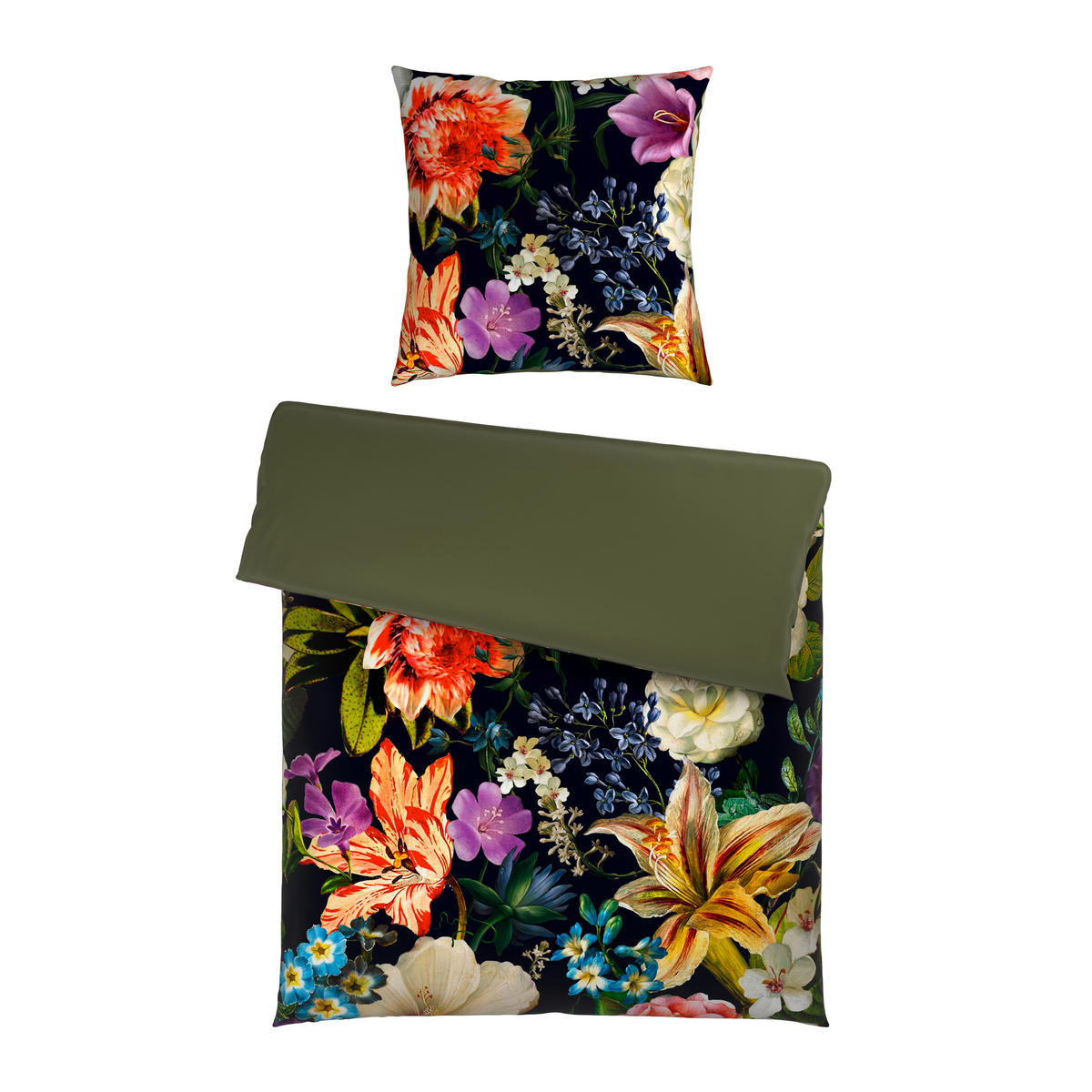 WENDEBETTWÄSCHE Satin 135/200 cm  - Multicolor, Textil (135/200cm) - Novel