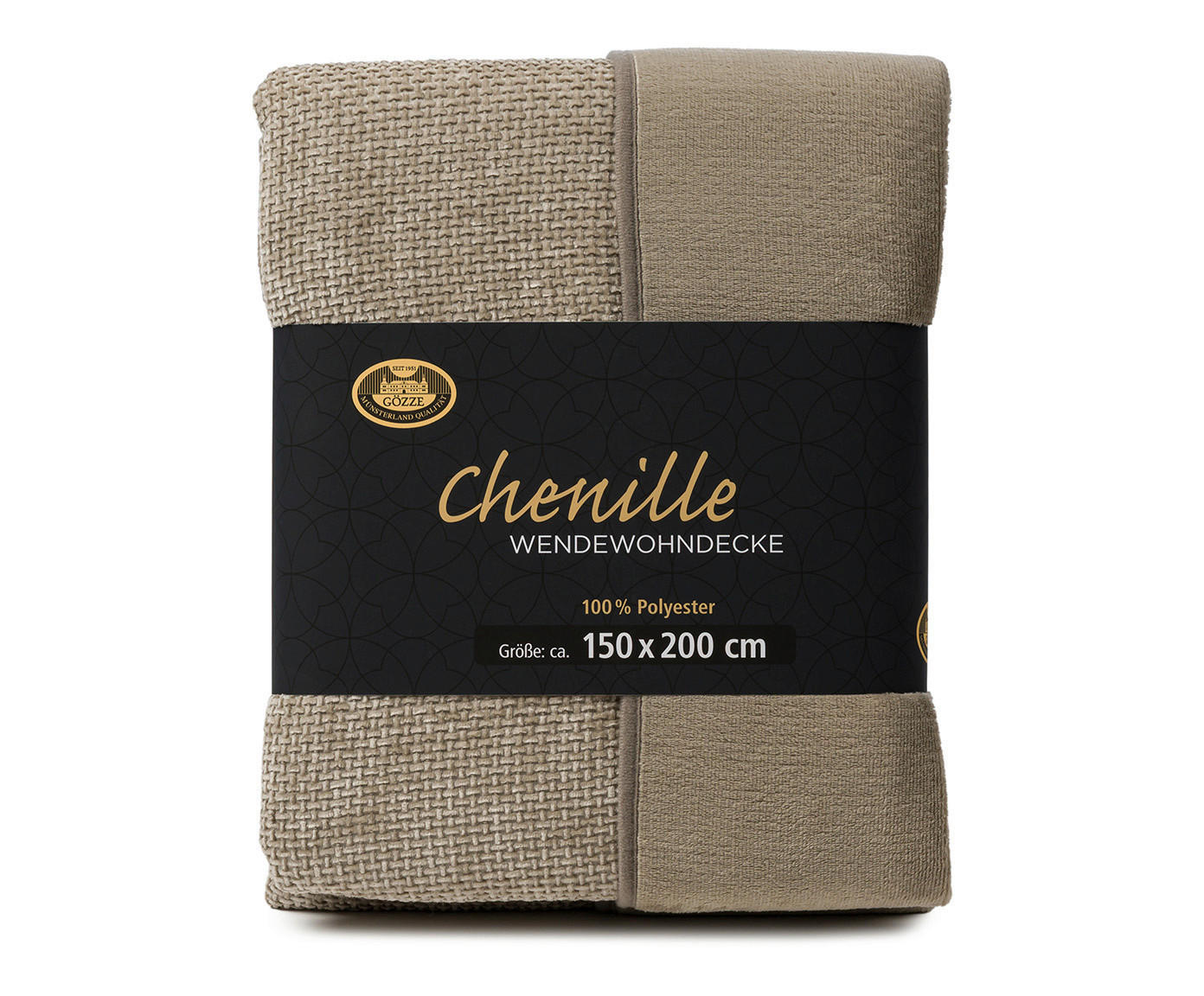 DOMÁCA DEKA, 150/200 cm - olivovozelená, Basics, textil/plast (150/200cm) - Novel