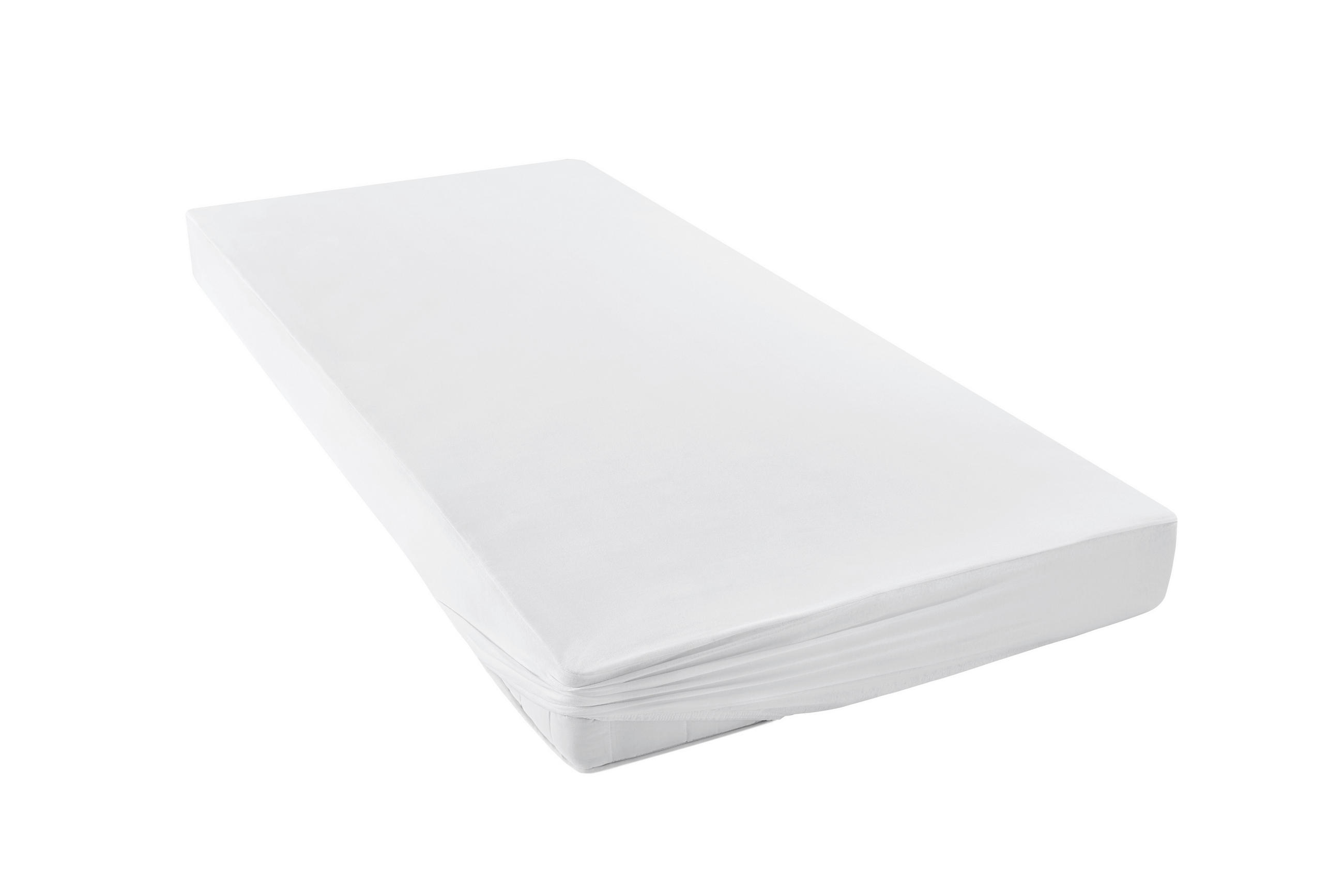 SPANNLEINTUCH 140/200 cm Jersey  - Weiß, Basics, Textil (140/200cm)