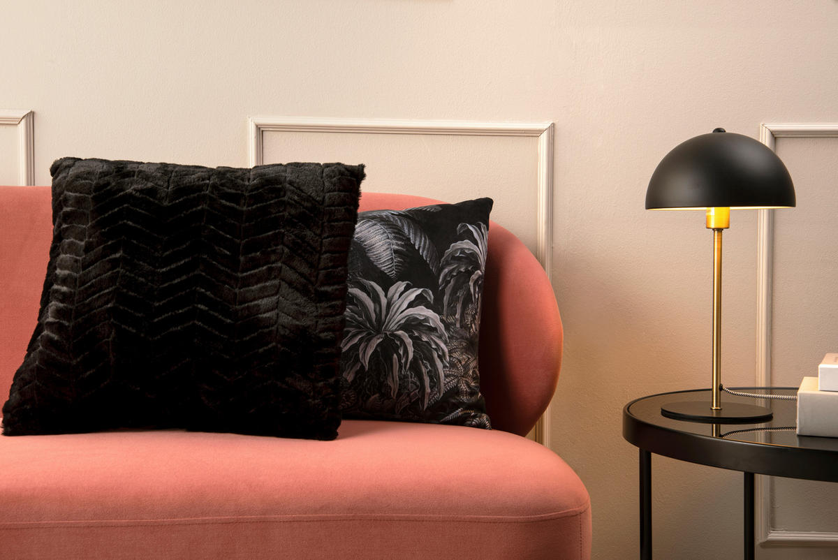 STOLNÍ LAMPA, 20/39 cm  - černá/barvy zlata, Trend, kov (20/39cm) - Present Time