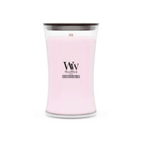 MIRISNA SVEĆA  boja sleza  - boja sleza, Osnovno, staklo/drvo (10/18/10cm) - WoodWick