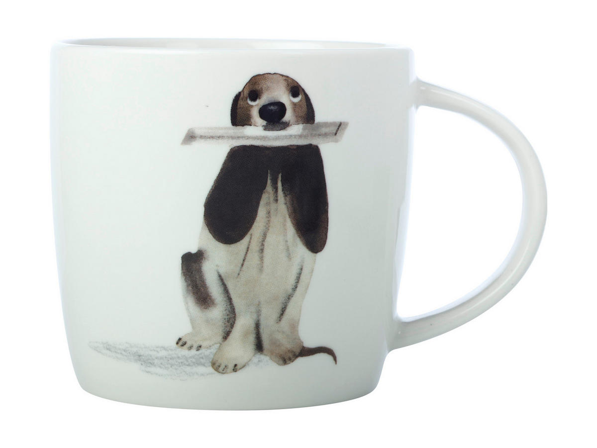 HRNČEK NA KÁVU kostný porcelán (bone china) keramika  - viacfarebná, Basics, keramika (400ml) - Maxwell & Williams
