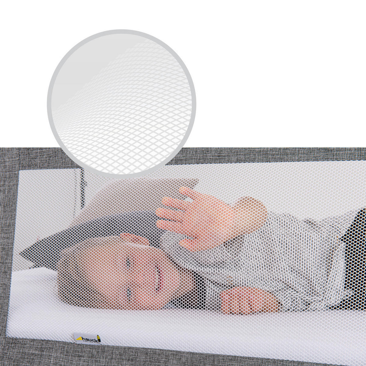 BETTSCHUTZGITTER 150/50/44 cm  - Grau, Basics, Textil (150/50/44cm) - Hauck