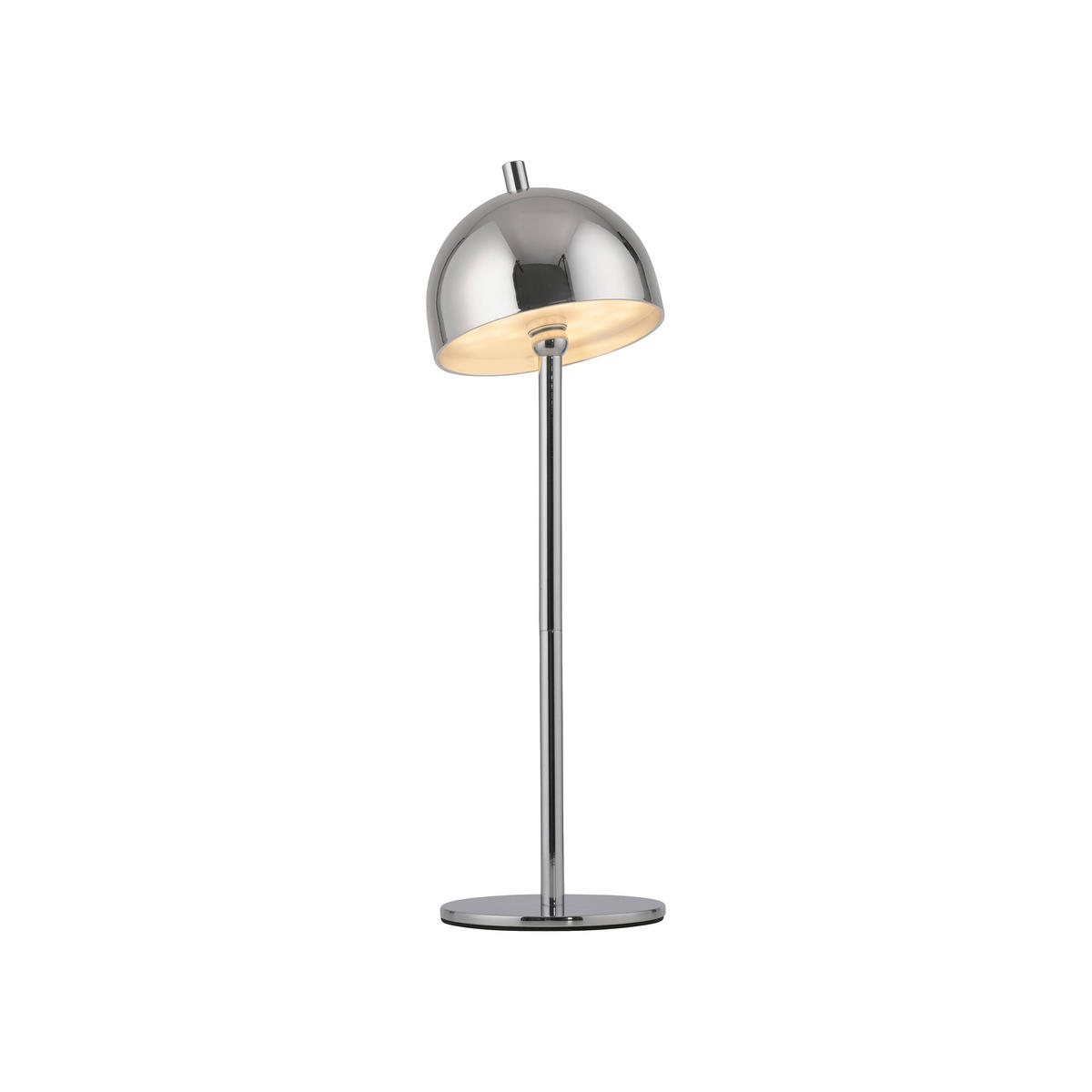 AKKU-TISCHLEUCHTE SW BELLIS 11/11/36 cm  - Chromfarben, KONVENTIONELL, Kunststoff/Metall (11/11/36cm) - Schöner Wohnen