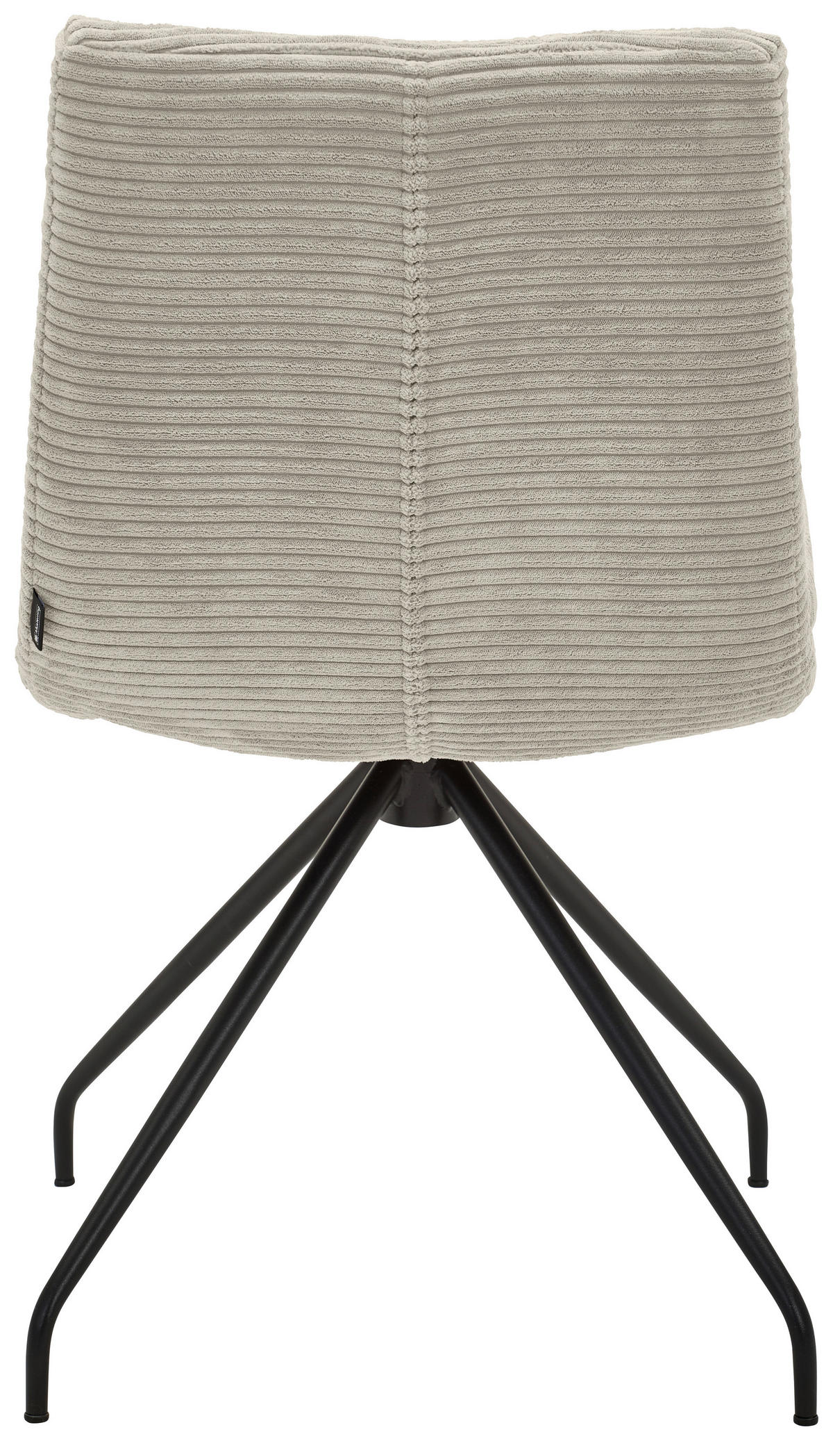 STUHL - Schwarz/Naturfarben, Design, Textil/Metall (50/85/64cm) - Musterring