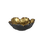 DEKOSCHALE - Goldfarben/Schwarz, Trend, Kunststoff (23,8/25,4/9,5cm) - Ambia Home