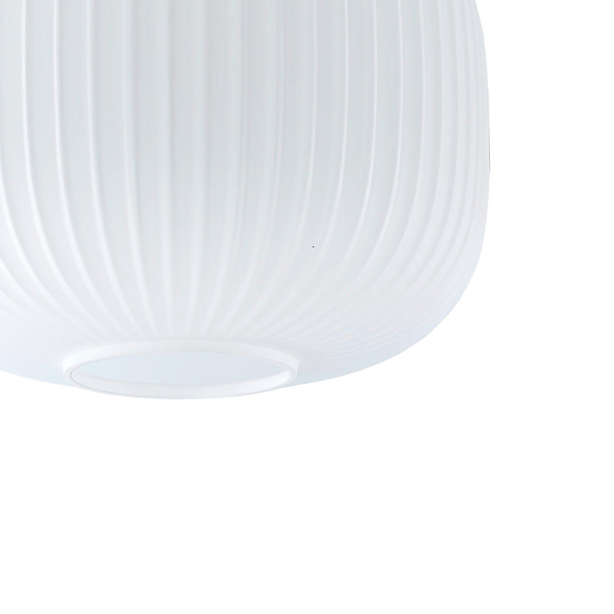 DECKENLEUCHTE  25/23 cm    - Weiß, Trend, Glas/Holz (25/23cm) - Collet's Monde