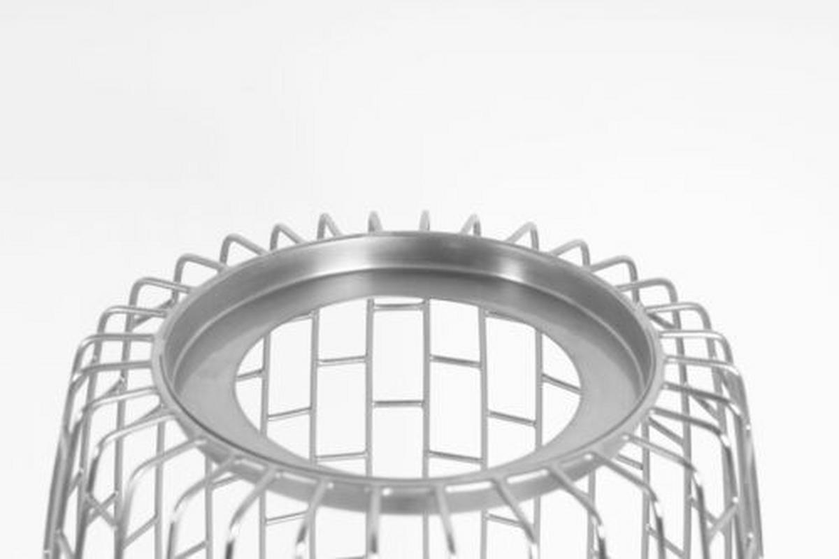 KERZENHALTER - Silberfarben, Design, Glas/Metall (28/73/28cm) - Kayoom