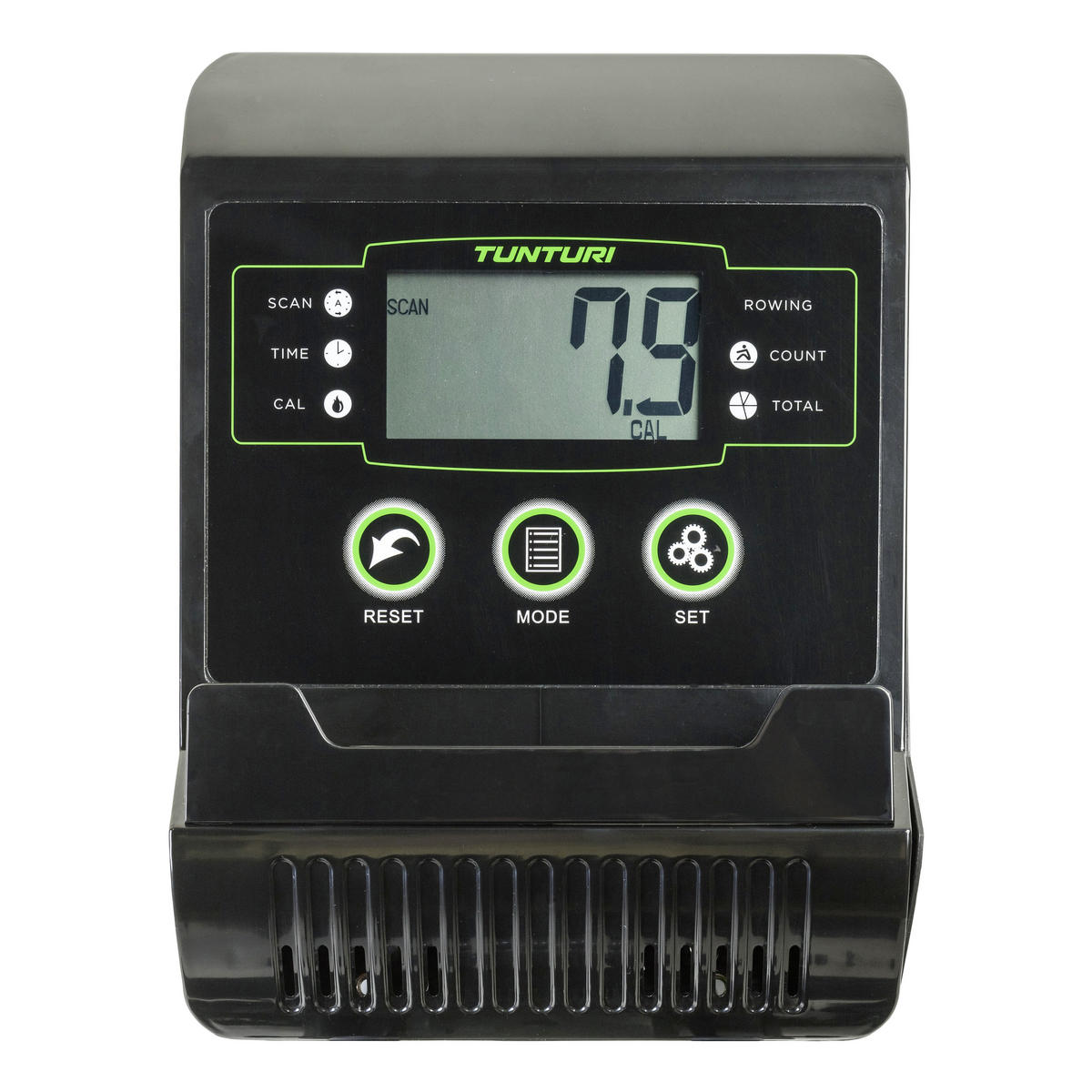 RUDERGERÄT R30 CARDIO FIT - Schwarz/Grau, MODERN, Kunststoff/Metall (50,8/70/190,5cm) - Tunturi