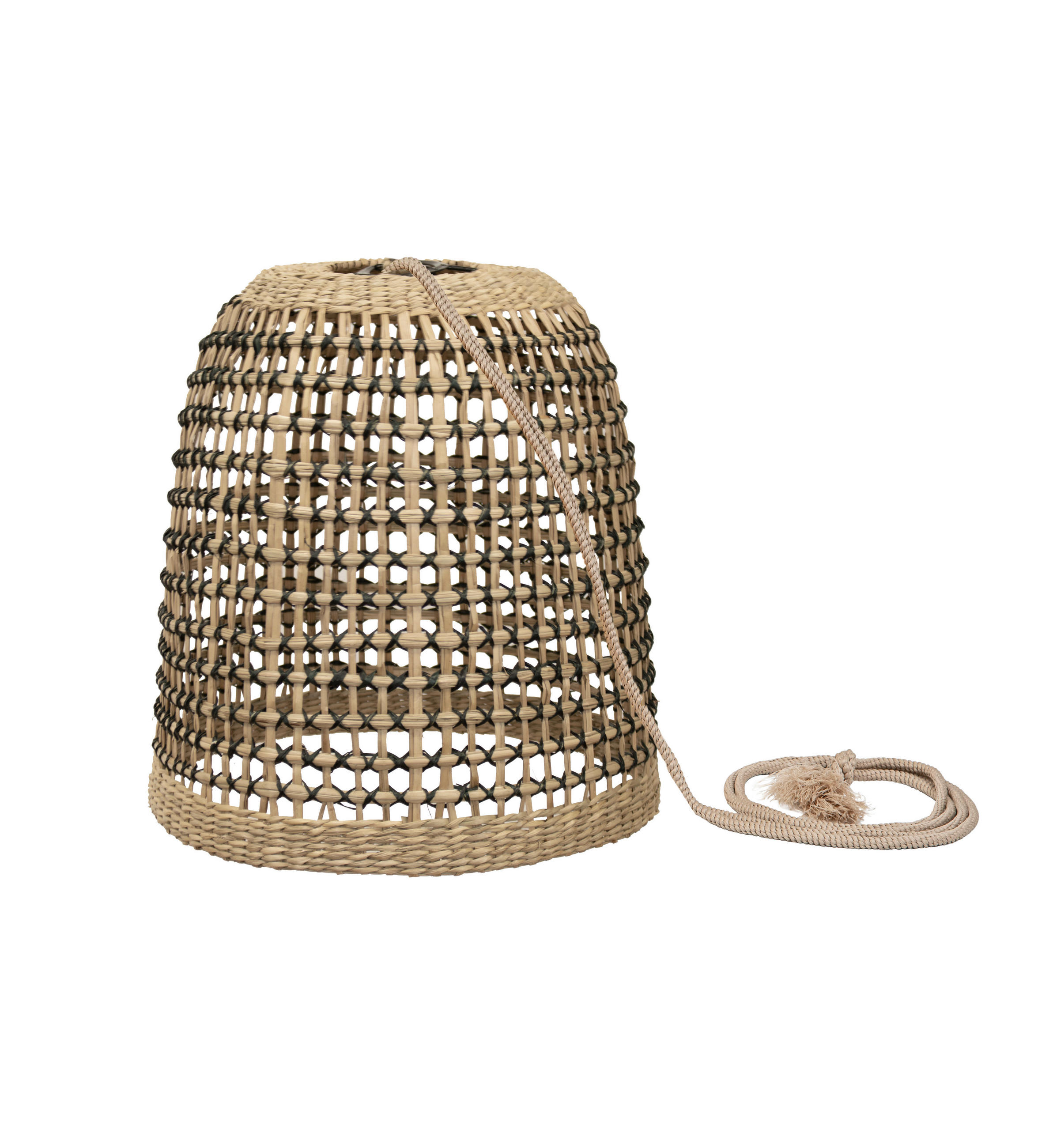 LED-HÄNGELEUCHTE 33/35/33 cm   - KONVENTIONELL, Naturmaterialien (33/35/33cm) - Newgarden