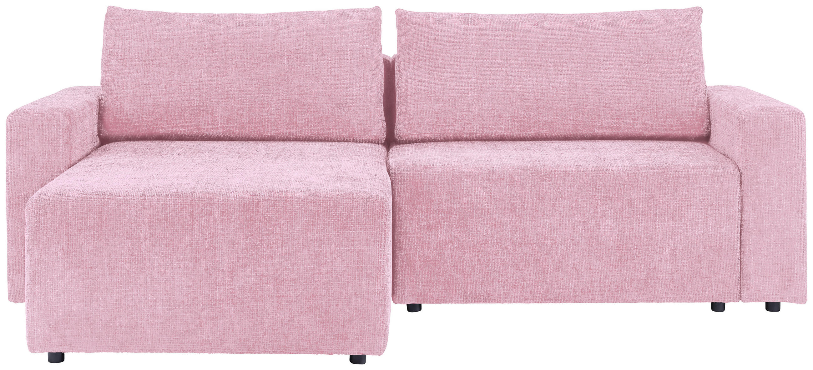 Ecksofa Dallas Rosa 258x173 Cm