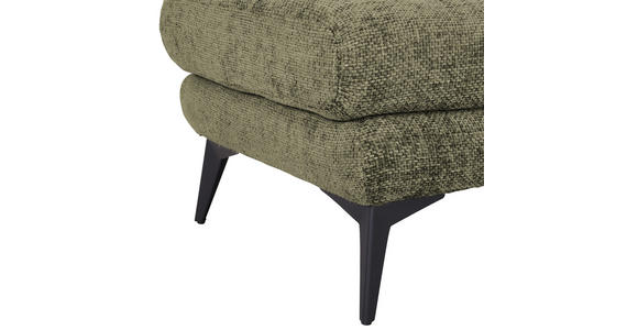 2-SITZER-SOFA Chenille Grün - Schwarz/Grün, KONVENTIONELL, Textil/Metall (190/70/98cm) - Carryhome
