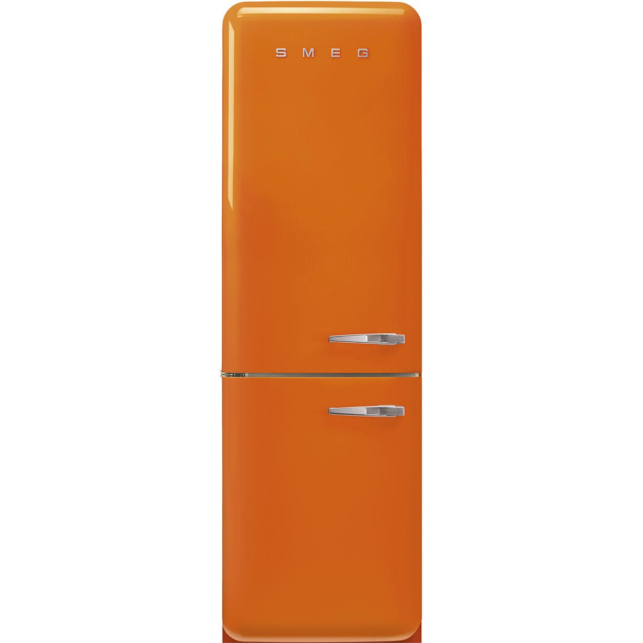 KÜHL-GEFRIER-KOMBINATION 60/196,8/72,8 cm FAB32LOR5  - Orange, Basics, Metall (60/196,8/72,8cm) - SMEG