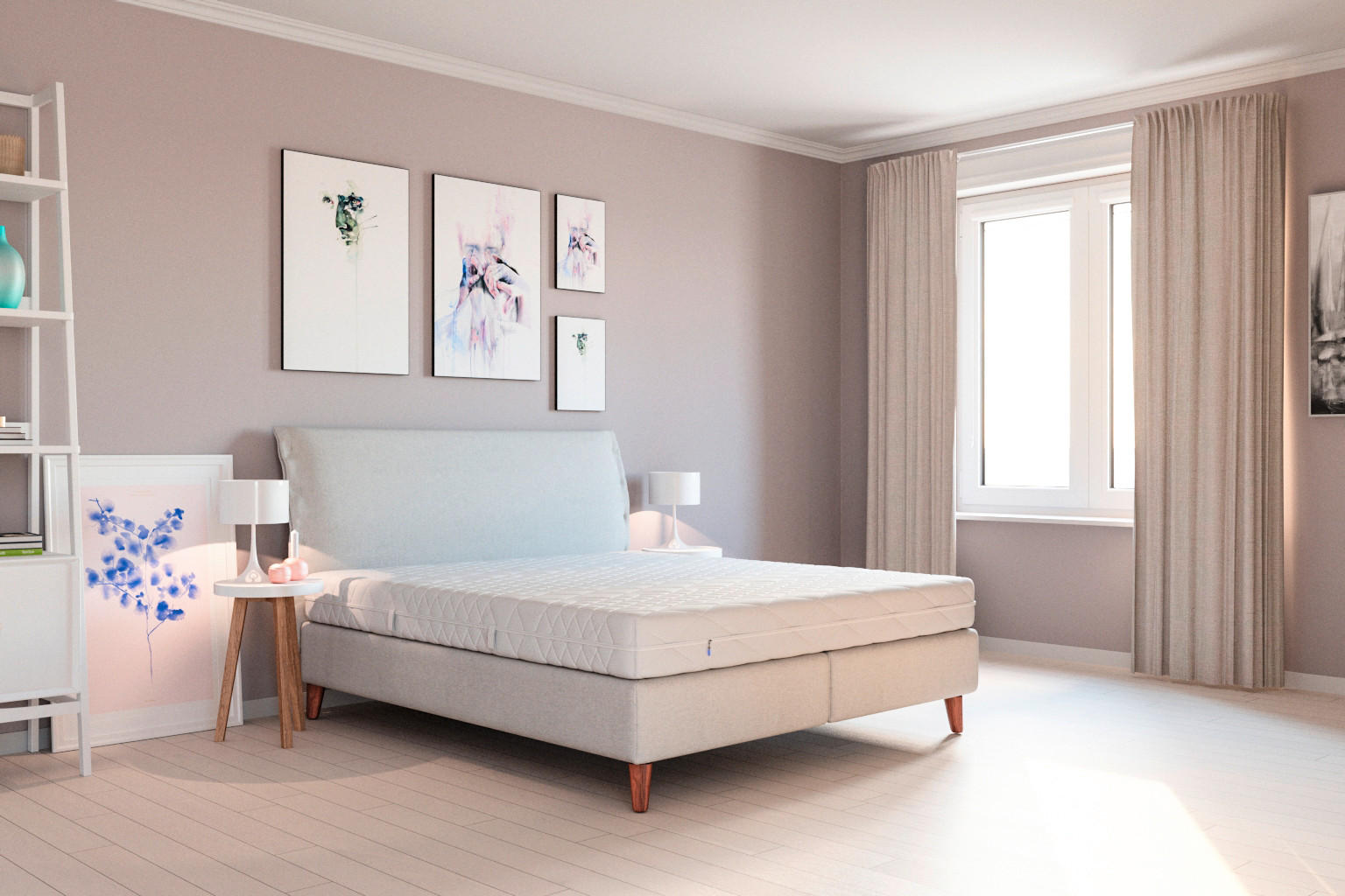 KALTSCHAUMMATRATZE XXL H5 80/200 cm Höhe ca. 18 cm  - Weiß, Basics, Textil (80/200cm) - MALIE